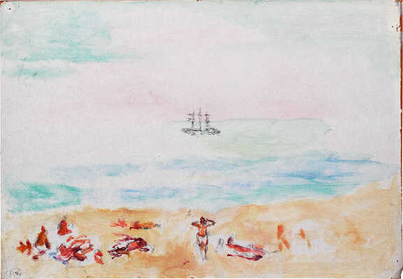 Кузнецов Павел Варфоломеевич. На пляже